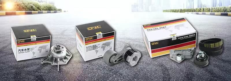 DNK automotive timing, tensioning and cooling-system product range